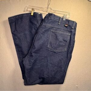 Bulwark FR Workwear Mens Blue Denim Jean Pants Size 42X30 - Protective Apparel
